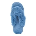 thumbnail image 4 of Joyspun Women's Faux Fur Thong Slippers, 4 of 5