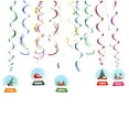 thumbnail image 3 of Christmas Decorations Savings! Dvkptbk Christmas Hanging Swirl Decorations, 36pcs Foil Ceiling Hanging Swirl Yard Party for Christmas Gifts D, 3 of 7