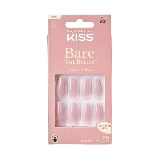 KISS - BARE-BUT-BETTER NAILS - BERRY NUDE - Walmart.com