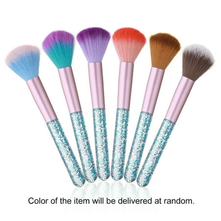 1pc Powder Brush Blush Brush Makeup Brush For Applying Foundation Face Concealer Cosmetics Brush with Glitter