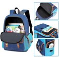 thumbnail image 2 of Mochila para niños, mochila para preescolar, jardín de infantes, primaria, mochila para niñas y niños (pequeña, azul), 2 of 5