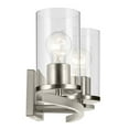 thumbnail image 4 of 45497NICLR Kichler Lighting Crosby - 3 Light Bath Vanity-8.75 Inches Tall and 23 Inches Wide-Brushed Nickel Finish-Clear Glass Color, 4 of 4