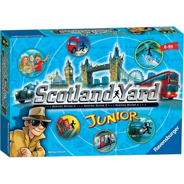 Scotland Yard - Family Game -Ravensburger Scotland Yd Junior For Ages 6 & Up - A Cooperative Mysterious Clue-Solving Children's Board Game