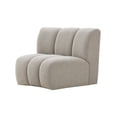 thumbnail image 7 of Meridian Furniture Infinity Brown Boucle Fabric Modular Chair, 7 of 7