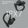 thumbnail image 3 of Wireless Earbuds Bluetooth Headphones 80hrs Playback Ear Buds Power Display with Noise Canceling Mic with Earhooks for Sports/Workout/Running(Black), 3 of 8