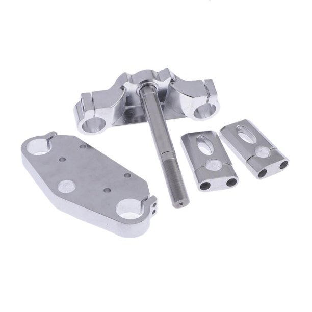 Amortiguadores de motocicleta, 2 piezas de amortiguador de motocicleta fuerte, extensión de de elevación, piezas plateadas de motocicleta (con Cola Elevador del amortiguador de choque