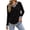 Black, variant on Womens Tops Fake Layered Look Casual Collared Curved Hem Pullover Plaid Contrast Shirt Vintage Trendy Regular Fit Blouse