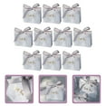 thumbnail image 6 of FONDOTIN Small Thank You Bag present Bags Light Grey Paper 10Pcs 4.5X10X11.5in, 6 of 8