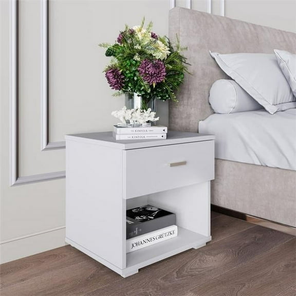RestRite NOWT153NS Novalee Low Profile Bedroom Nightstand