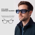 thumbnail image 3 of Photochromic Polarized Over Glasses Sunglasses for Prescription Eyeglasses, UV400 Transition Lenses, TR90 Lightweight 26g, Glare Reduction Sunglasses for Men & Women, 3 of 7