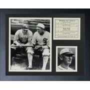 Legends Never Die Shoeless Joe Jackson and Babe Ruth Framed Photo Collage, 11 by 14-Inch