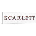 thumbnail image 1 of ARTCANVAS SCARLETT Girls Name Room Decor Canvas Art Print - Size: 48" x 16" (1.50" Deep), 1 of 9