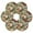 Floral Pattern with Roses, variant on 6 Pcs Drink Coasters with Holder 3.94in Woven Coasters for Drinks Floral Pattern with Roses Coaster Set for Protection Table