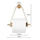 thumbnail image 2 of Wooden Toilet Roll Holder Wall Mounted Toilet Paper Holder Hanging Toilet Tissue Holder Retro Tissue Roll Holder, 2 of 5