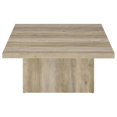 thumbnail image 3 of Pemberly Row Square Coffee Table in Distressed Pine Finish, 3 of 8