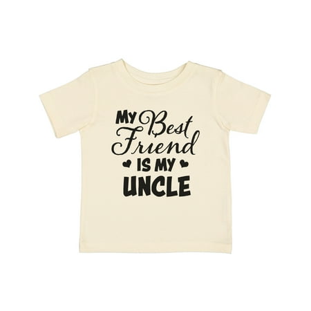 

Inktastic My Best Friend is My Uncle with Hearts Gift Baby Boy or Baby Girl T-Shirt
