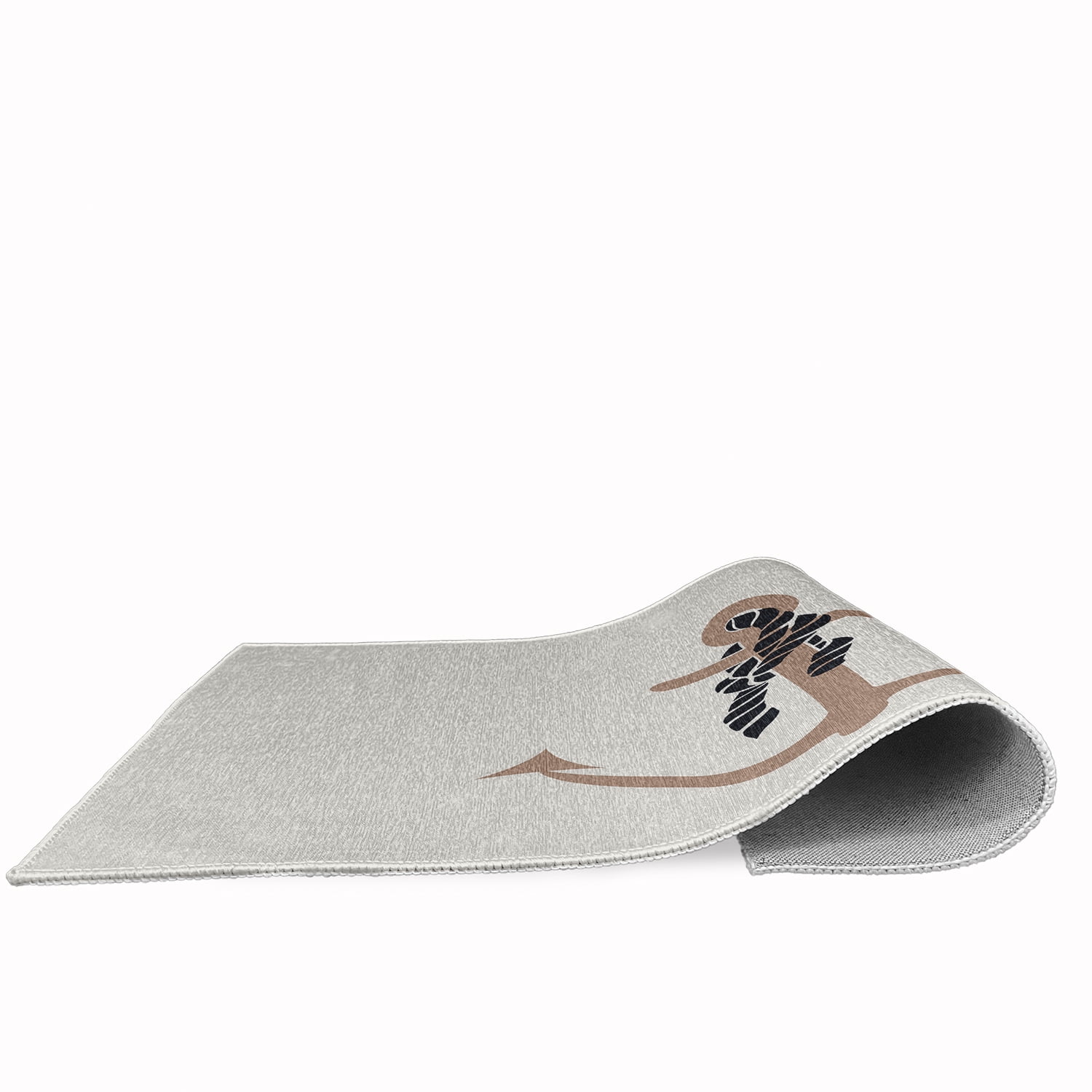 Simply Daisy 4' x 6' Anchor and Rope Nautical Chenille Rug, Mauve