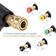 thumbnail image 4 of 1/4" High Pressure Washer Gun 4000 PSI Car Wash Foam Spray Short Wand with 5 Nozzle, 4 of 12