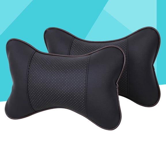 FOMIYES Ergonomic Travel Neck Support Pillow for Car with Breathable Perforated Cover and Comfortable Design for Trips