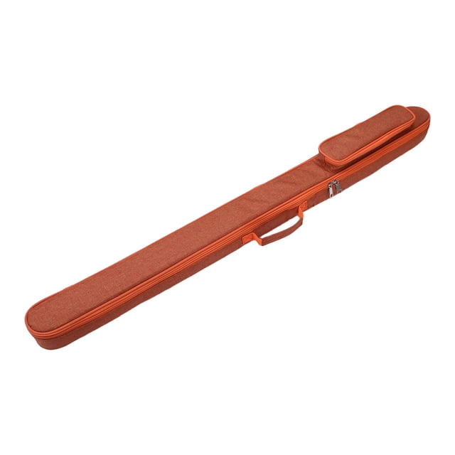 Estuche para tacos de billar, bolsa para tacos de billar, organizador profesional, portátil, para mesa de billar Naranja