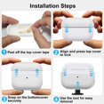 thumbnail image 2 of Funda para AirPods Pro 3 (Lanzamiento 2025) con Textura de Cuero YSIUENG, 2 of 7