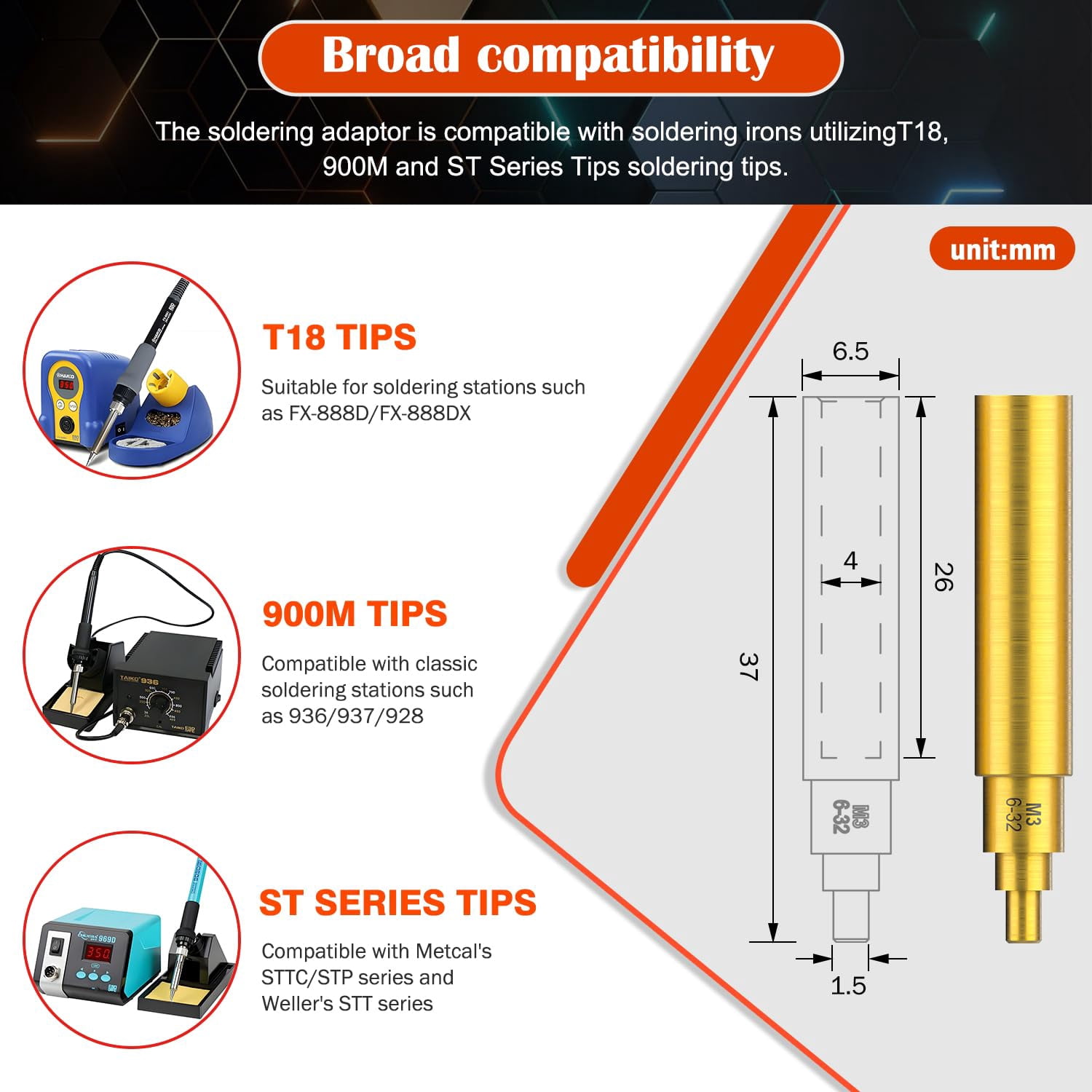 361 3-thread inserts with heat installation insertion tips and hexagon screw head cover bolt set, brass heat installation inserts for plastic and 3D print components