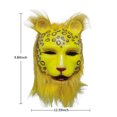 thumbnail image 4 of TRKIYQC Tiger Leopard Cosplay Props Animal Latex Full Head Realista Face Protector para Halloween Carnival Costume Party TRKIYQC casual, 4 of 9