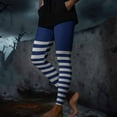 thumbnail image 6 of Ayfxijin Women's Yoga Pants Halloween Striped Print Leggings Sports Fitness Pants Fitting Tight Yoga Stretch Pants, 6 of 9