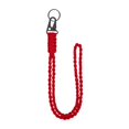 thumbnail image 4 of Paracord Lanyard Carabiner trenzado para actividades al aire libre senderismo para adultos Rojo, 4 of 8