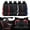 Black&Red, variant on 5 Seats Car Seat Covers For 2000-2024 Hyundai Tucson Accent PU Leather Auto Car Seats Covers Set Protector Black+Blue