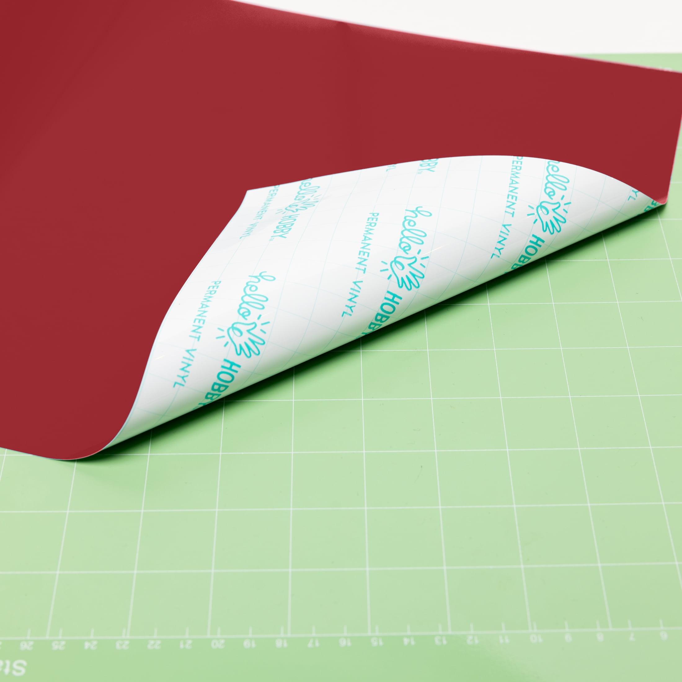 (3 pack) Hello Hobby 12" x 4' Red Permanent Craft Vinyl Roll