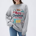 thumbnail image 2 of Maplenight Christmas Sweaters for Women Merry Christmas Knit Pullover Sweater Holiday Vacation Graphic Tops, 2 of 6