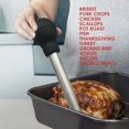 thumbnail image 4 of Baster de acero inoxidable y caucho de calidad alimentaria con inyector de adobo y cepillo para una fácil limpieza, 4 of 5
