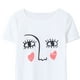 thumbnail image 4 of Camiseta de manga corta con estampado de patrón lindo de verano para mujer Camiseta gráfica L Sunnimix  Camiseta con estampado de mujer, 4 of 8