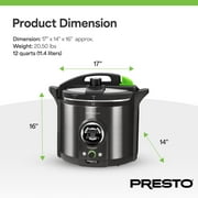 Presto 02144 12 Quart Digital Pressure Canner