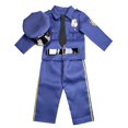 thumbnail image 4 of Disfraz de policía de Nueva York para fiesta de carnaval, conjunto de ropa de policía para niño y niña, disfraz de policía para niños de 3 a 9 años, 4 of 5