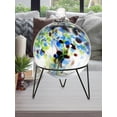 thumbnail image 2 of Art Glass Designs Tree of Life Mystic Hand-Blown Glass Gazing Balls with Stand - 12" - Multi-Color, 2 of 5