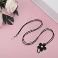 thumbnail image 5 of Cinturón ajustable de 1 Pc con patrón de flor simple de Bargains Únicos Negro, 5 of 5