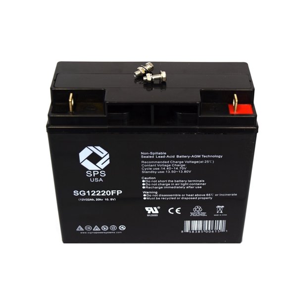 Sps Brand 12v 22ah Replacement Battery For Pride Mobility Gogo Sc40e