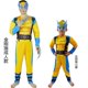 thumbnail image 3 of Disfraz de Pantera Negra de Wolverine para Halloween, traje de cosplay para adultos y niños con máscara brillante y capa con garras., 3 of 5