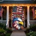thumbnail image 5 of FastXmas 4th of July Door Cover Patriotic Door Banners Porch Decoration Door Cover Banner, Classic Red White and Blue Door Cover for Party Decor For Memorial Day 250th Anniversary Home Decor, 5 of 6