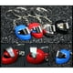 thumbnail image 5 of 2 llaveros de metal con diseño creativo de casco de motocicleta, colgantes con personalidad de coche (rojo y negro), 5 of 7