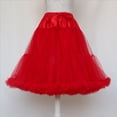 thumbnail image 4 of RUTAYY Women Petticoat Puffy Tutu Tulle Skirt Fluffy Skirts Ballet Dance Pettiskirts Underskirt Solid Color Smocked Boho Pleated Skirts, 4 of 4