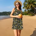 thumbnail image 3 of Disketp cartoon Skull spider web para Vestido sin Mangas para Mujeres, Vestidos de Verano para Mujeres, Casual y Holgado para la Playa, 3 of 7