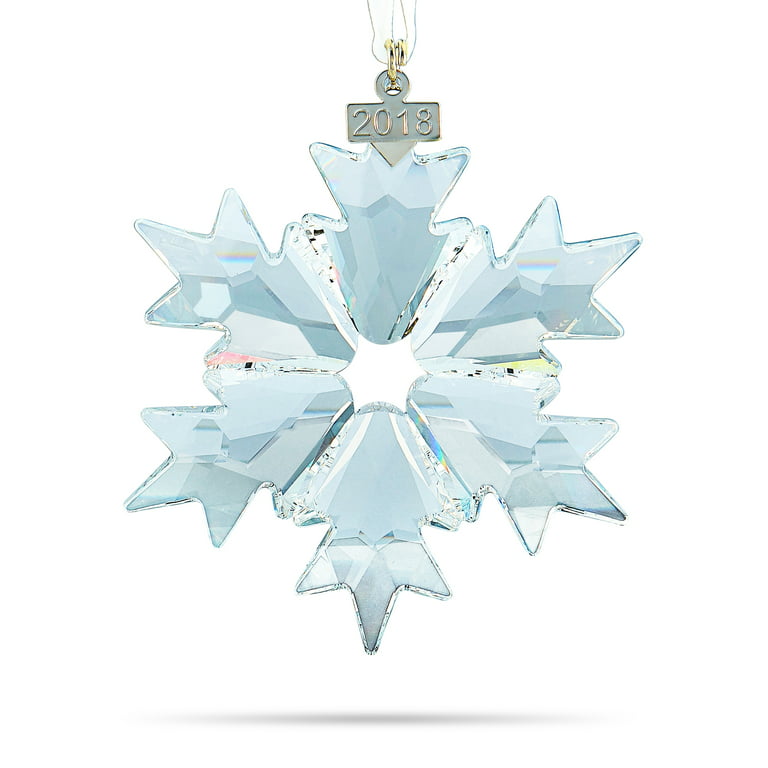 desenterrar segunda mano deletrear Swarovski Annual Edition 2018 Snowflake Ornament - Walmart.com