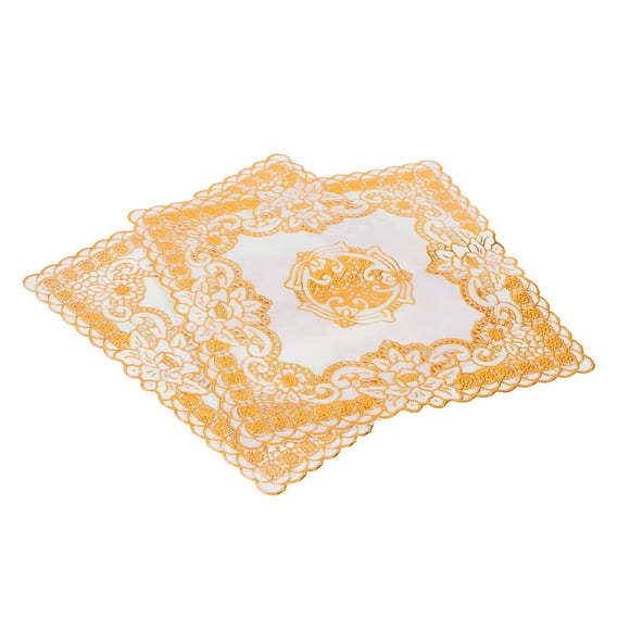 Table Mats,2PCS 20x20cm Table Mats Drink Mat Placemats Smart Functionality