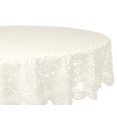 thumbnail image 1 of 100% poliéster, Lavable a máquina, Mantel o superposición clásico, 63 Pulgadas, Redondo, Encaje Floral, Vintage Lace, 63" Round, 1, 1 of 4
