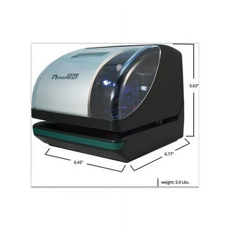 Acroprint ES700 Digital AutomaticTime Recorder, Silver and Black