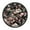 Watercolor Opossum Pattern, variant on Voice Activated Clock with Glow Light 12 Inch Large Silent Wall Clock Battery Operated for Home Decor Fantasy Luminous Flowers