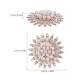 thumbnail image 2 of Miangastore Pearl Brooch Pin Autumn Winter Scarf Buckle Durable Scarf Ring Fashionable Chest Pin Versatile Scarf Clip For Sweaters And Shawls, 2 of 9